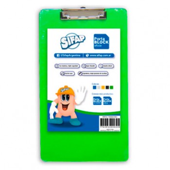 Placa plastica oficio col. surt.