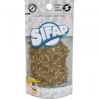 Broches dorados n3 x 100u (16mm) doy pack