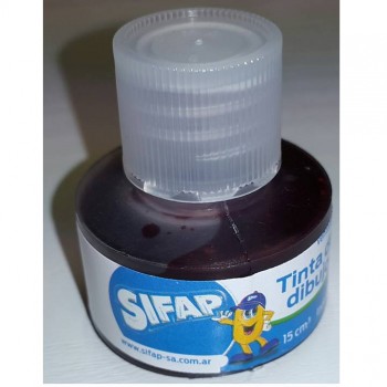 Tinta de dibujo color sepia de 15cc