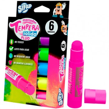 Tempera solida fluo