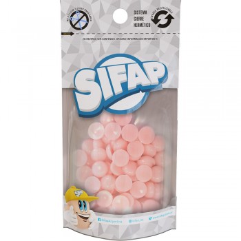 Biju - medias perlas rosa perlado