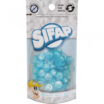 Biju - medias perlas celeste perlado