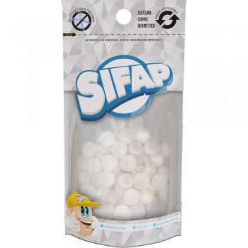 Biju - medias perlas blanco perlado