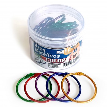 Aros metalicos color