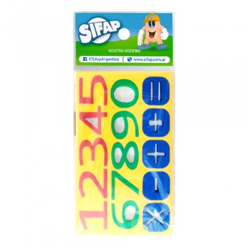 Juego numeros y signos magneticos