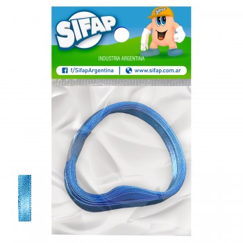 Cinta de raso fino celeste pastel