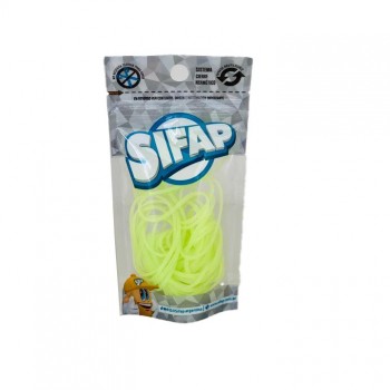 Bandas Elasticas Caucho Verde Fluo