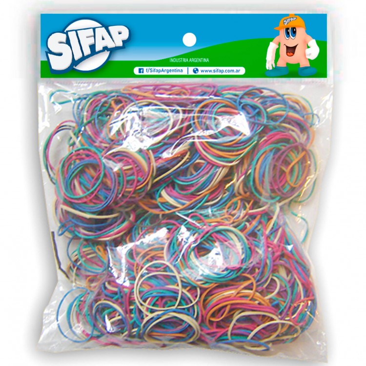 Bandas elasticas color 500g
