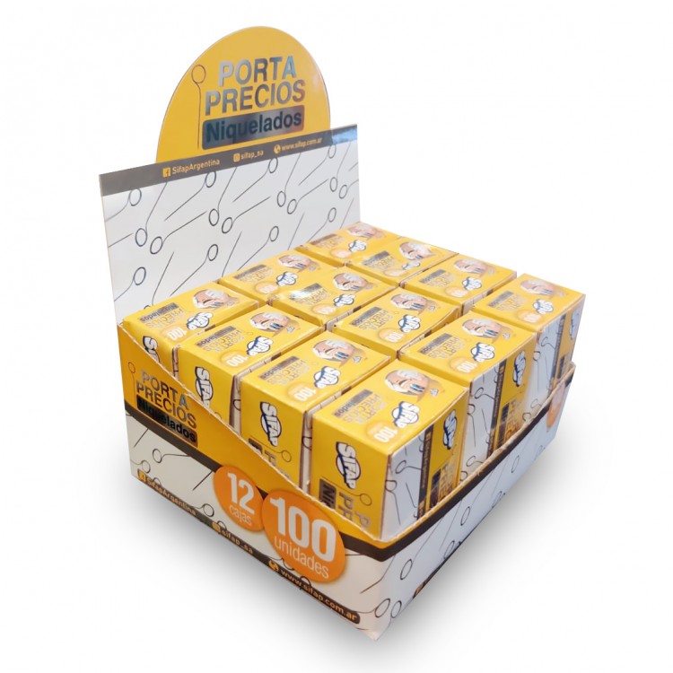 Portaprecios en cajita