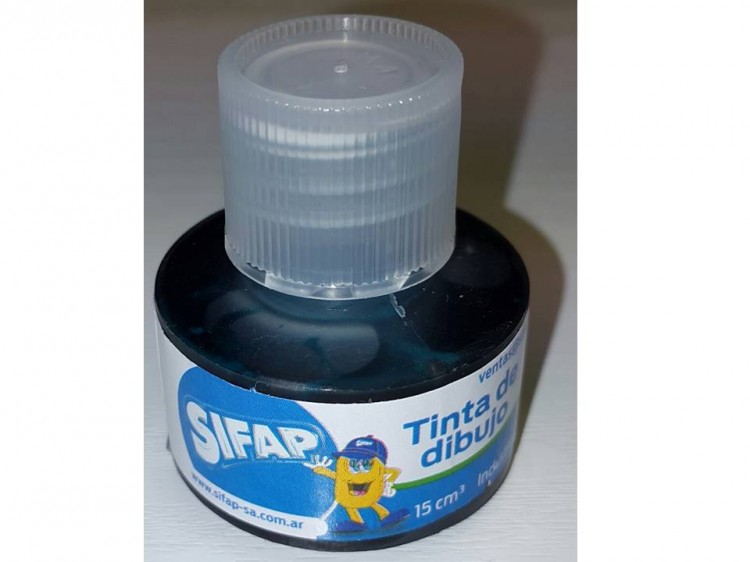 Tinta de dibujo color verde oscuro de 15cc