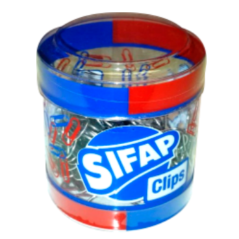 Clips forrado n6 x 50 u.  (pote) 