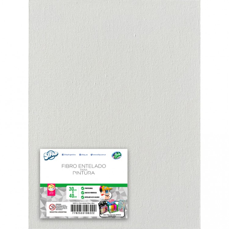 Fibro entelado 30 x 40
