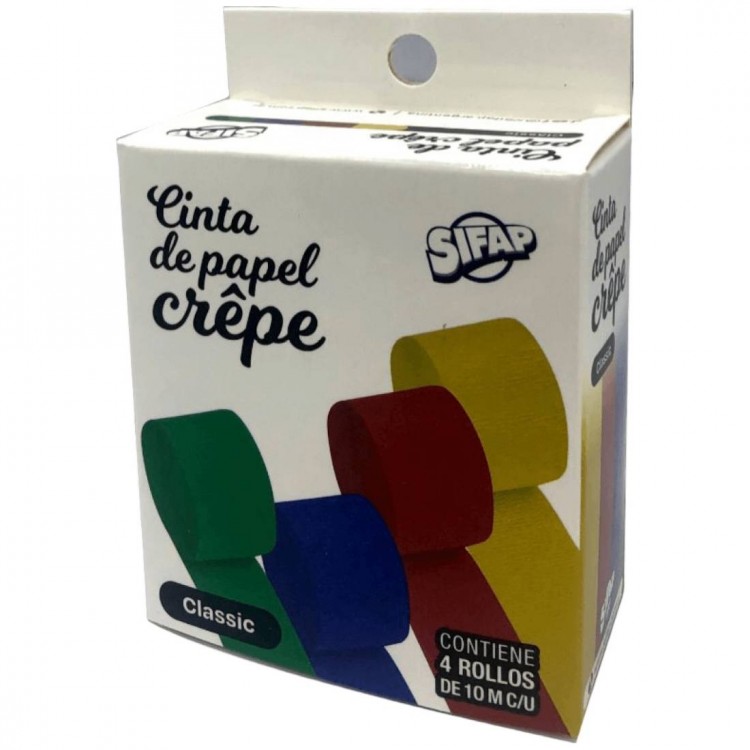 Cinta de papel crepe classic