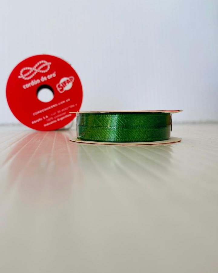 CINTA DE TELA Verde Brillante 1