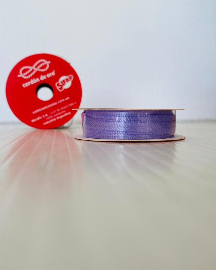 CINTA DE TELA LILA Nº1