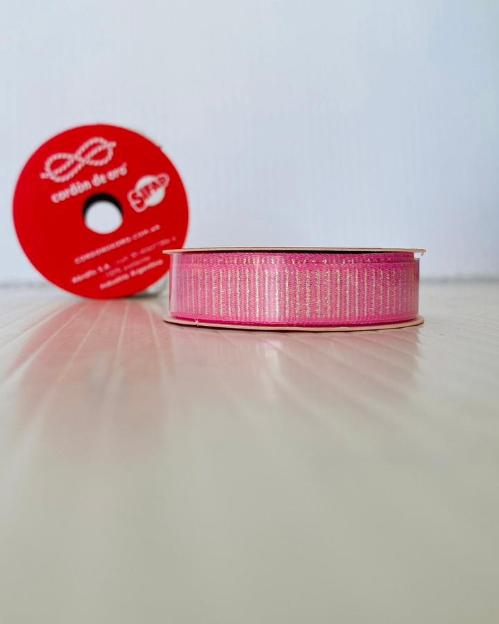 CINTA BABY GROSS LUREX ROSA DIOR