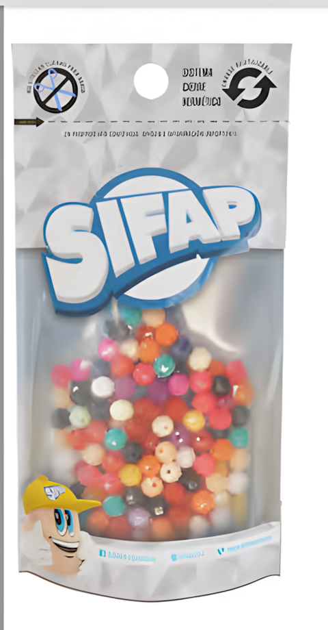 BOLA FACETADA Nº6 CELESTE