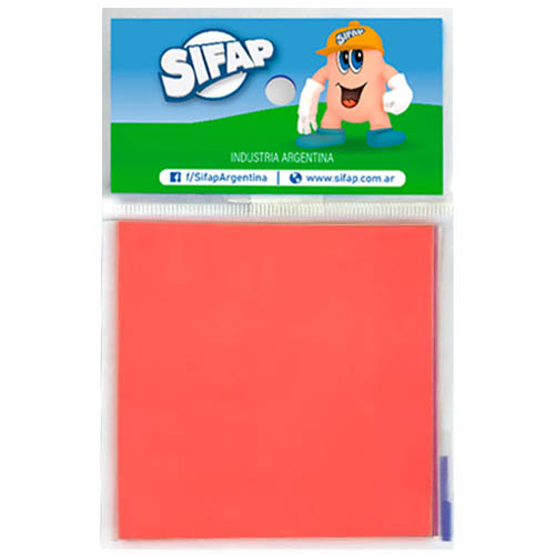 Papel glace fluo    x  8 hojas